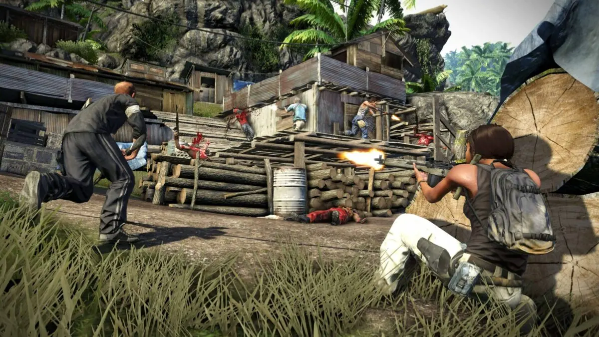 Far Cry 3, strzelanina przy posterunku piratów, jednym z filarów formuły otwartego świata Ubisoftu