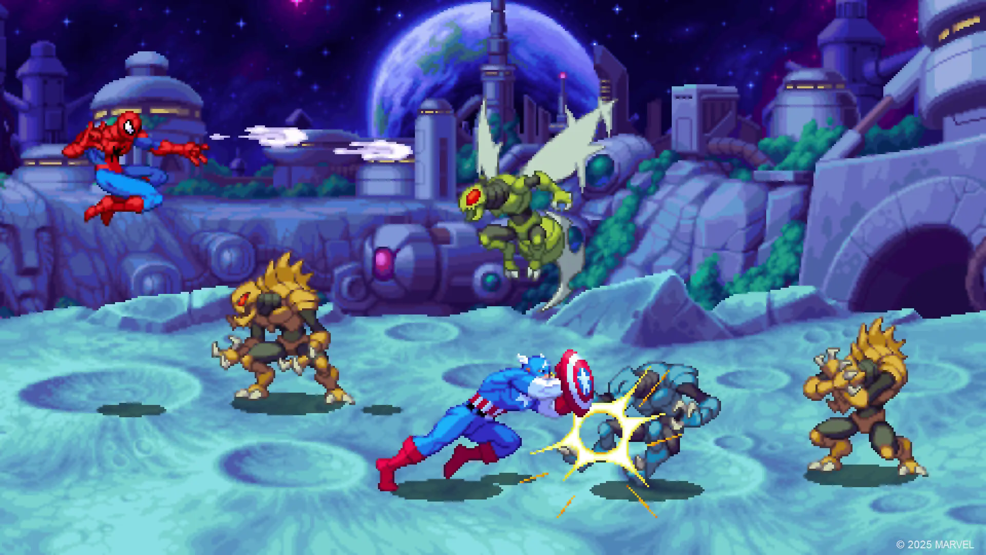 Bohaterowie Marvela walczą z najeźdźcami na powierzchni Księżyca w MARVEL Cosmic Invasion