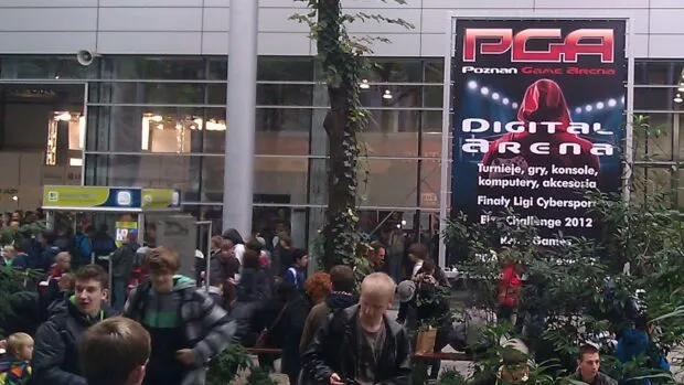Hala targowa podczas Poznań Game Arena