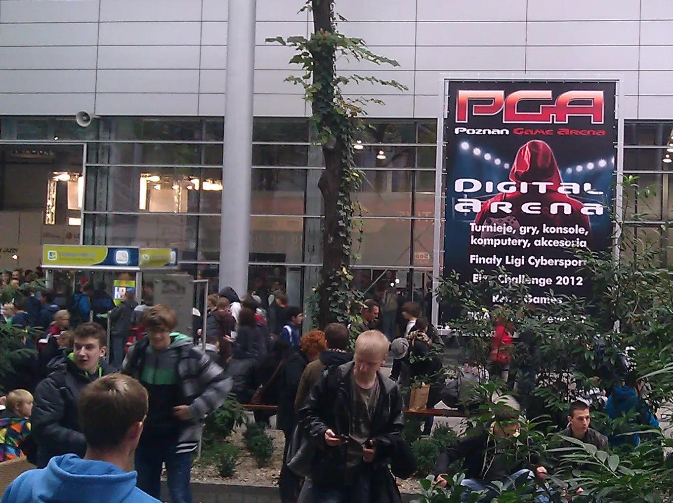 Hala targowa podczas Poznań Game Arena