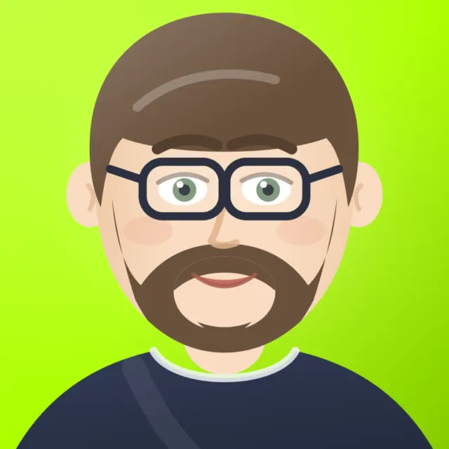 Ilustrowany portret redaktora Grzegorz Gajewski