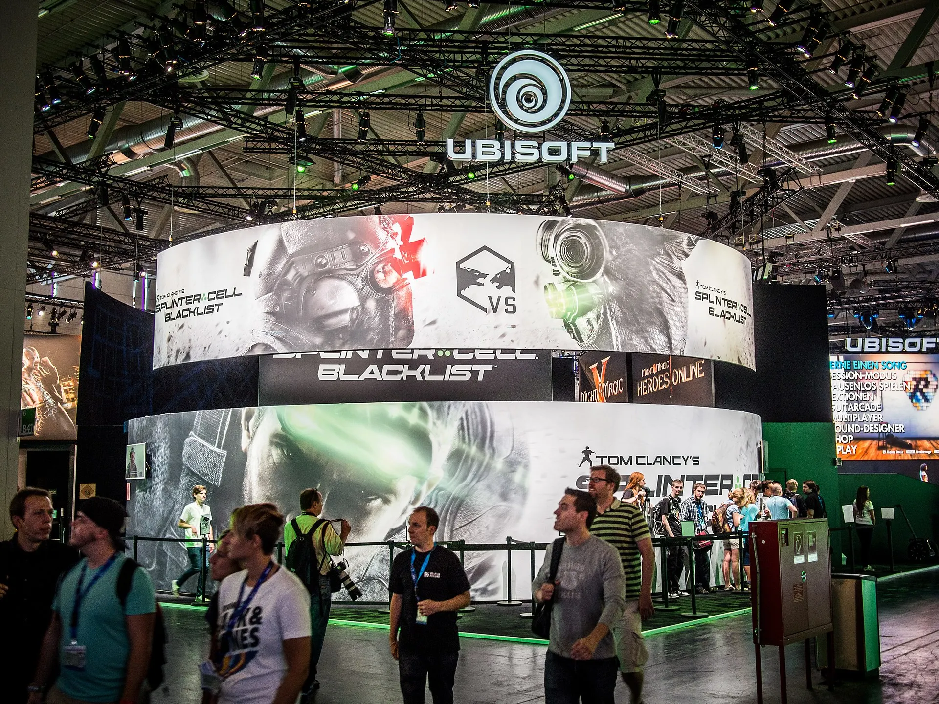 Stoisko Ubisoftu na gamescomie