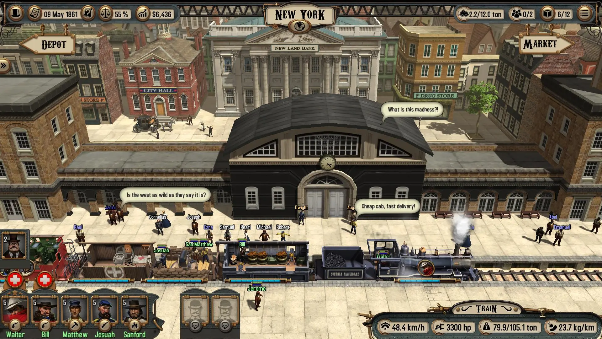 Zrzut ekranu z gry Bounty Train