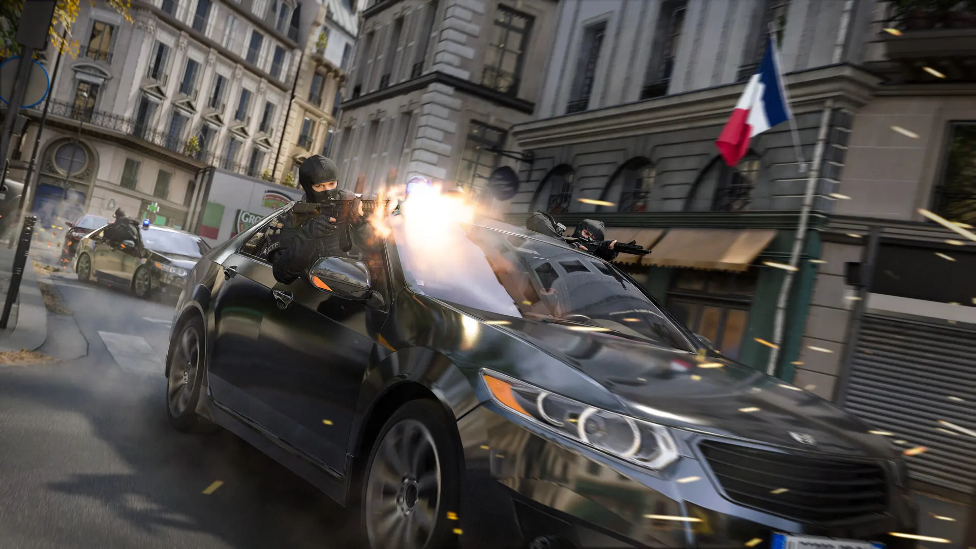 Call of Duty: Modern Warfare 4, pościg samochodowy w Paryżu