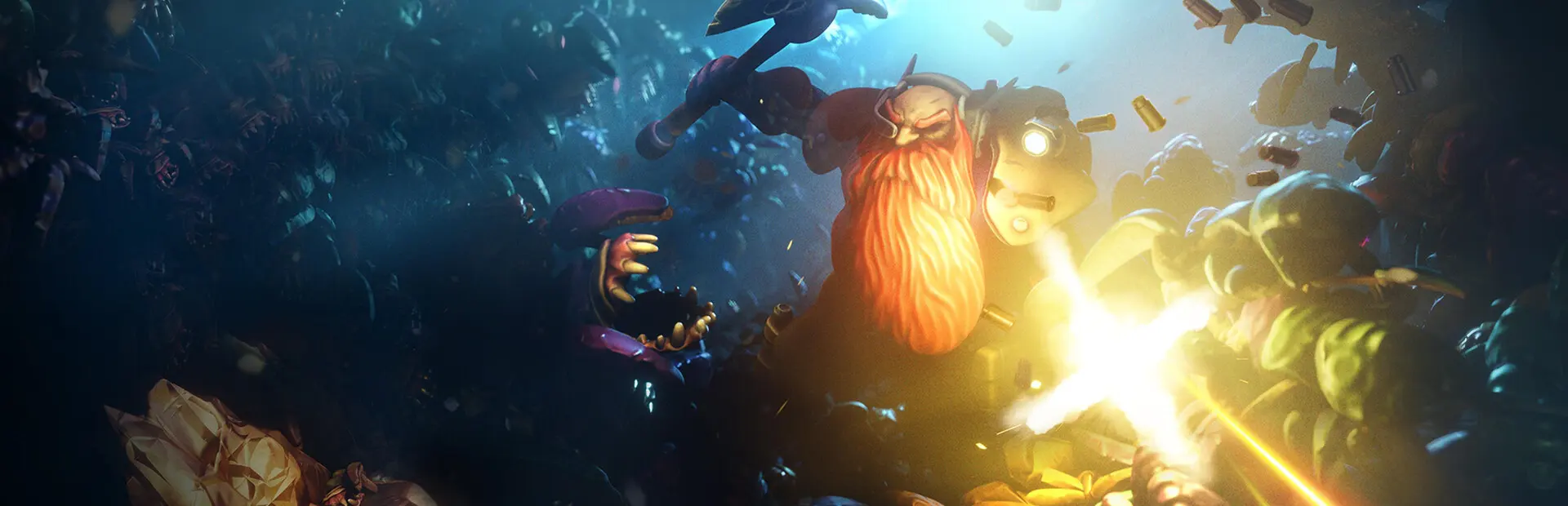 Grafika promocyjna z gry Deep Rock Galactic: Survivor