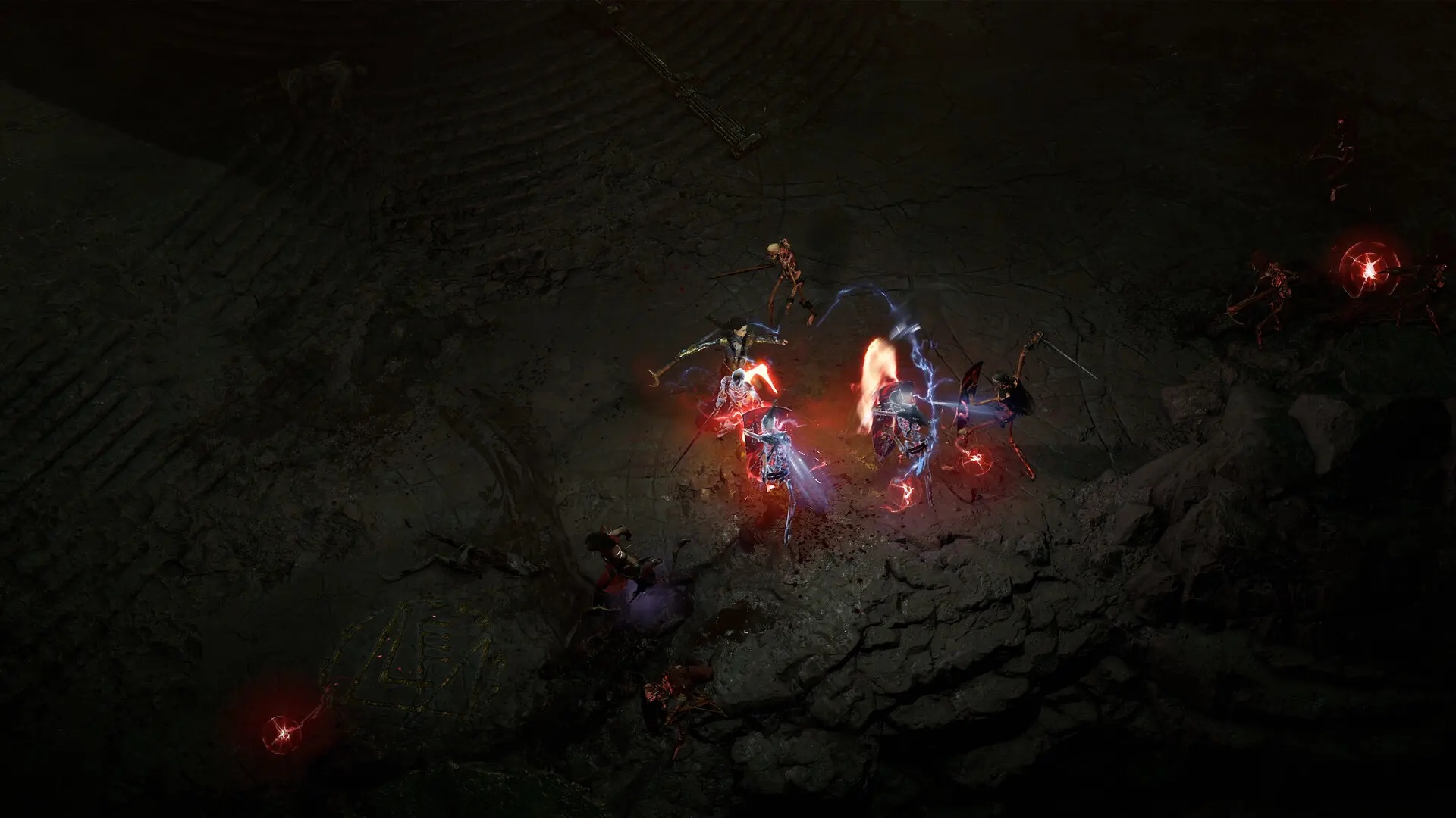 Diablo IV, scena z lochów