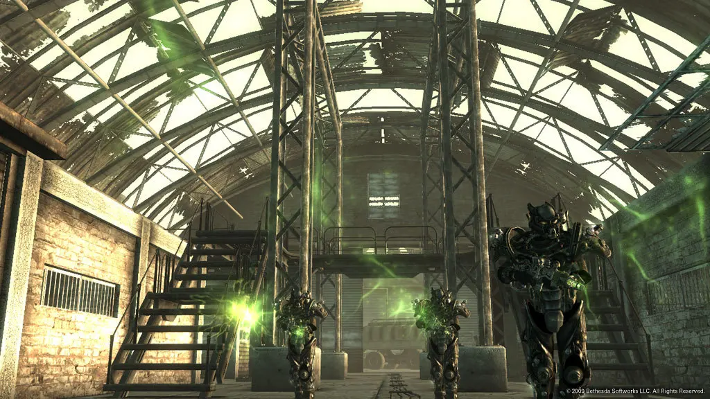 Fallout 3, ekran z rozgrywki Fallout 3, ekran z rozgrywki na Pustkowiach Stołecznych