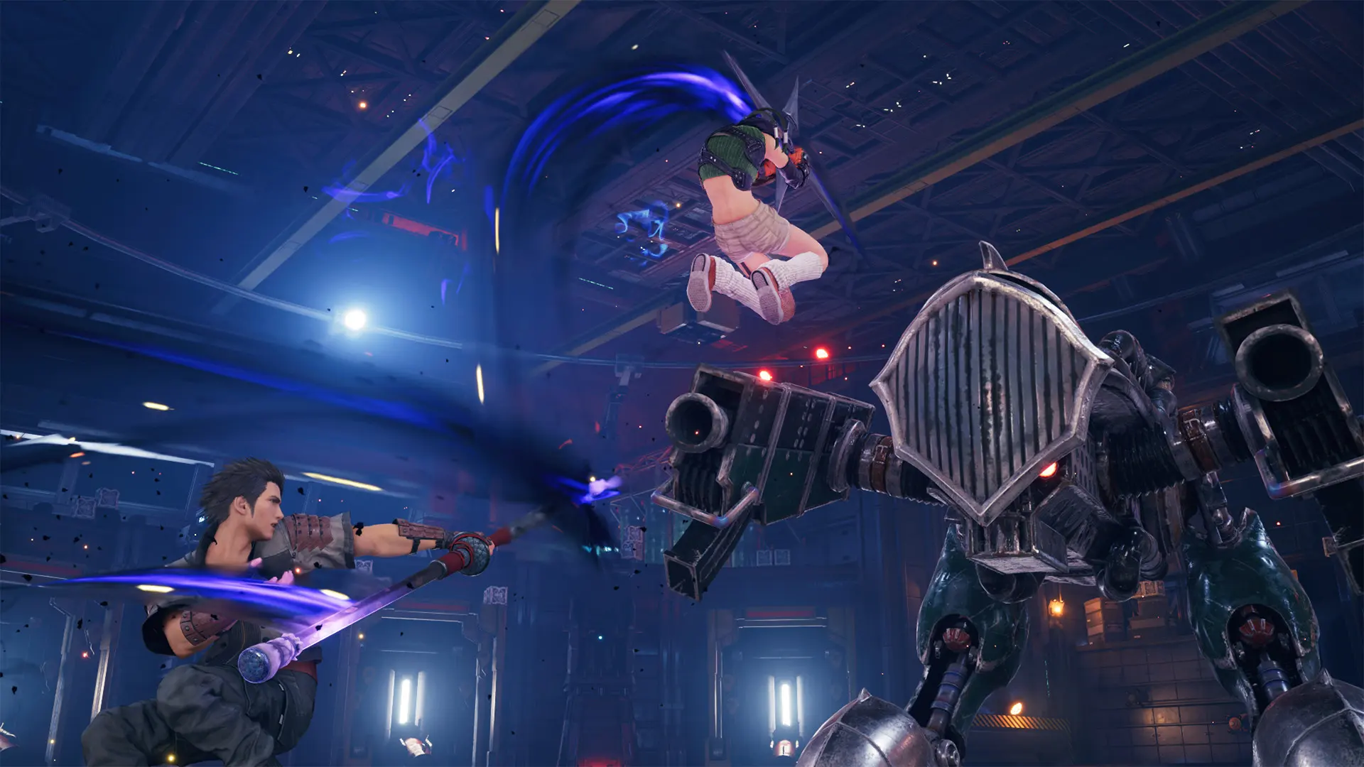 Final Fantasy VII Remake Intergrade: walka z mechem