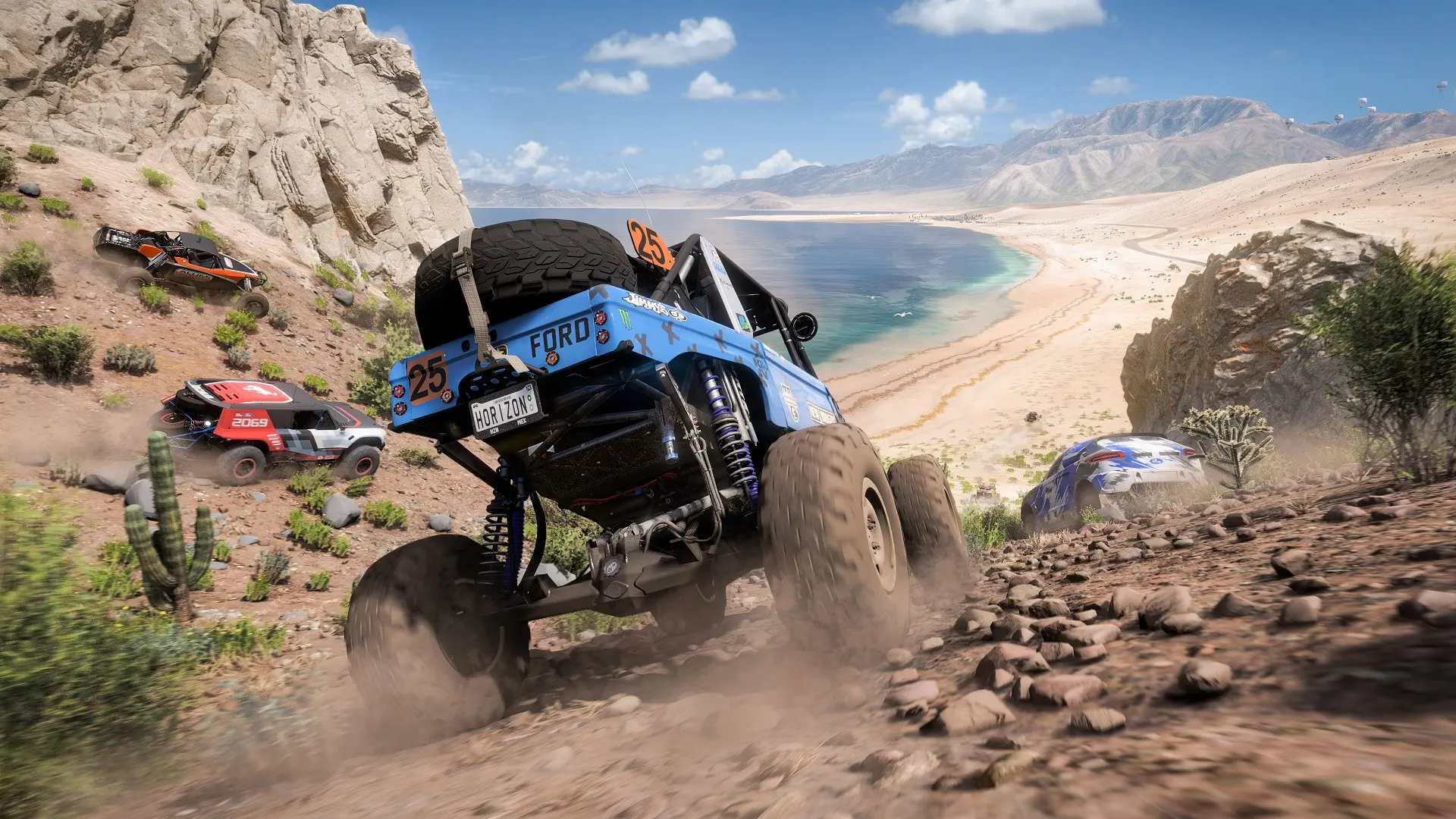 Forza Horizon 5, ujęcie z rozgrywki w Meksyku