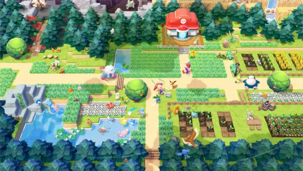 Pokémon Pokopia: Ditto i pokemony w odbudowywanej osadzie