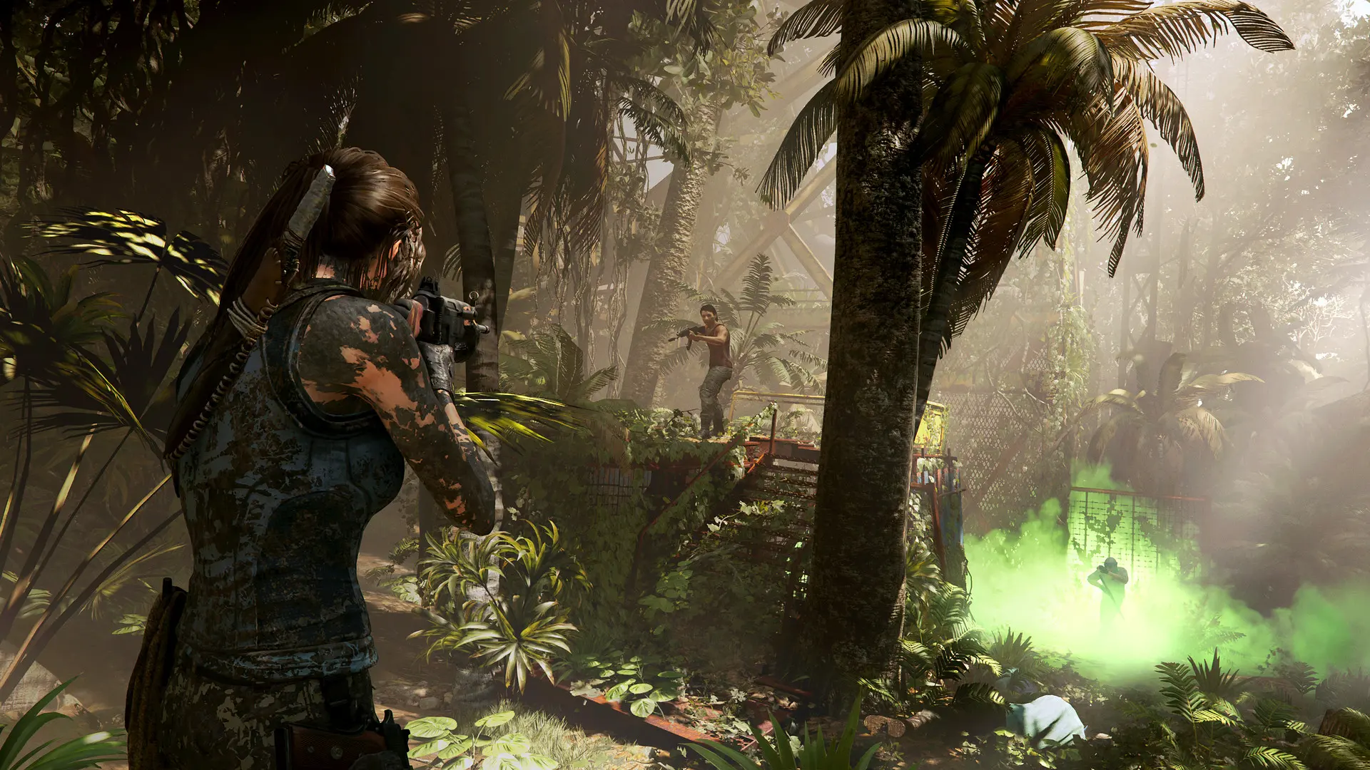 Lara Croft w dżungli, kadr z Shadow of the Tomb Raider