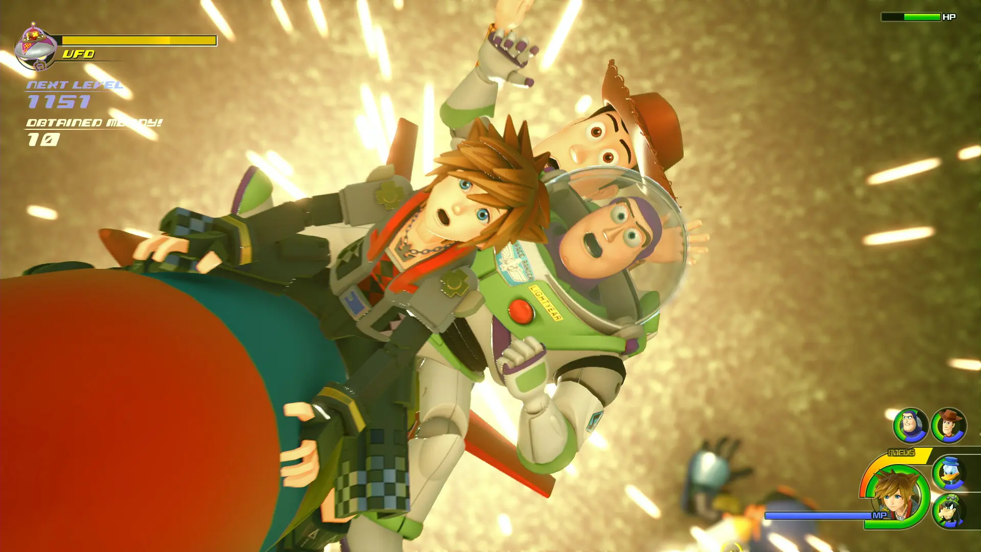 Zrzut ekranu z gry Kingdom Hearts III