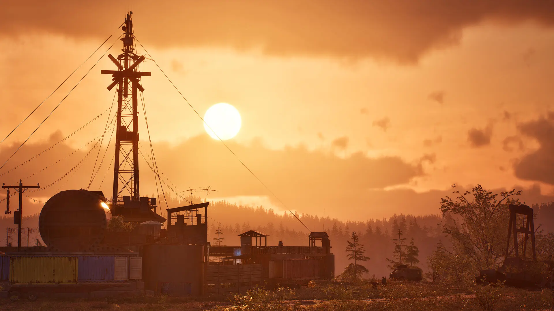 Scena z gry State of Decay 3 z ocalałymi i zombie